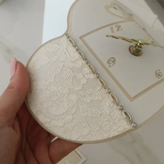 Orologio da tavolo a forma di cuore