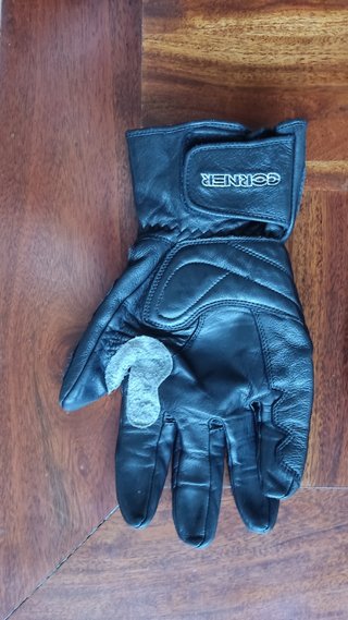 Guantes de moto SSP cuero
