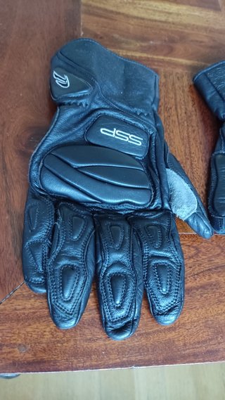 Guantes de moto SSP cuero