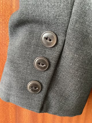 Traje Zara Gris Mujer