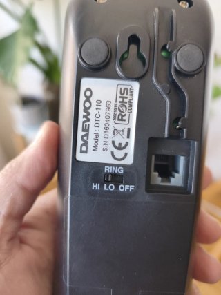 Teléfono Daewoo DTC-110 Negro
