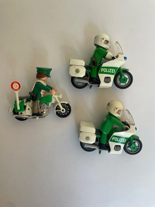 Playmobil poliziotti tedeschi in moto