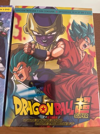 Dragon Ball Super DVD caja box 1 y 2