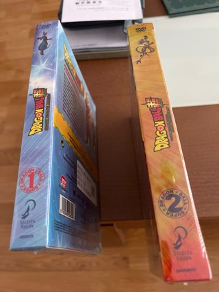 Dragon Ball Super DVD caja box 1 y 2