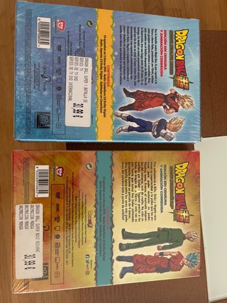 Dragon Ball Super DVD caja box 1 y 2