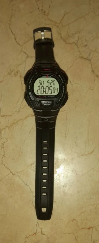Reloj Timex Ironman Triathlon Negro/Rojo