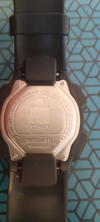 Reloj Timex Ironman Triathlon Negro/Rojo