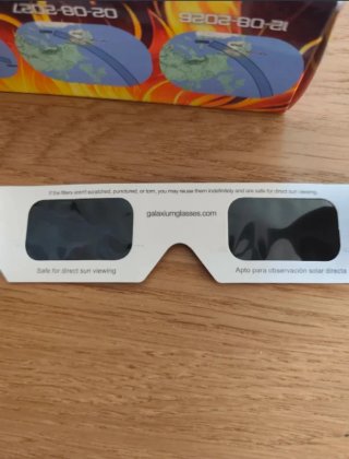 Gafas Eclipse Solar Certificadas ISO