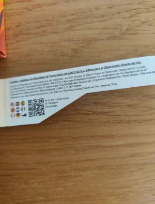 Gafas Eclipse Solar Certificadas ISO