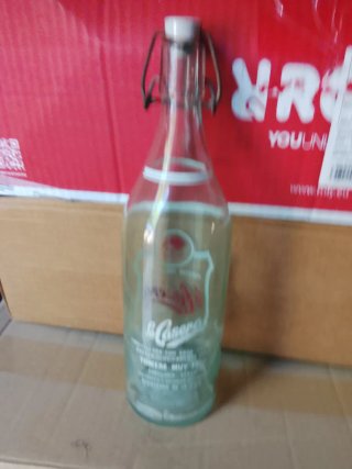 Botella de cristal La Casera