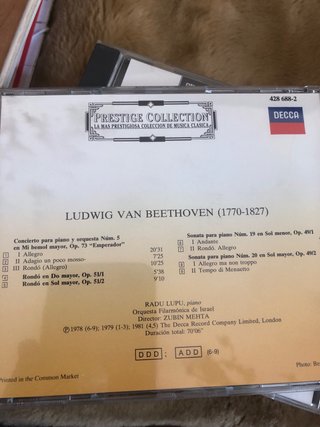 5 CDs Colección Prestige Música Clásica