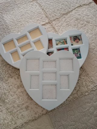 Marcos de fotos corazón infantiles