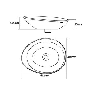 Lavabo de diseño sobre encimera