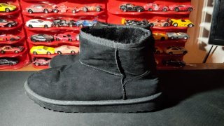 Botas Lefties pelo negras talla 38