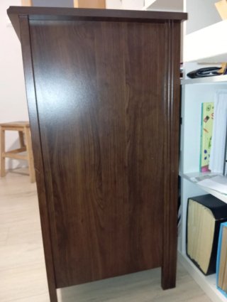 Cómoda Ikea Madera Chocolate,  modelo Brusali