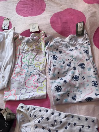 Lote 5 Camisetas Manga Corta Talla XL