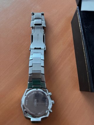 Reloj Lotus Hombre Negro y Plateado
