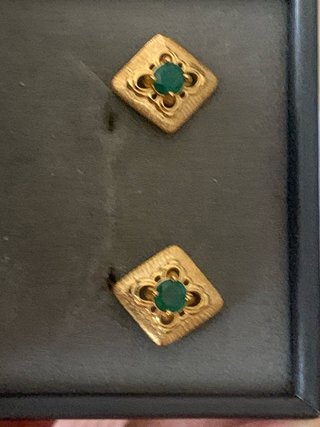 Pendientes Plata con Esmeralda