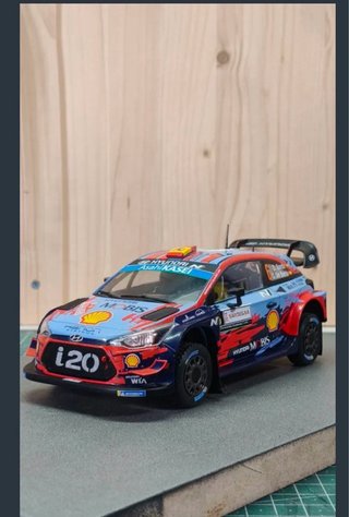 Maqueta Hyundai i20 WRC 1/24