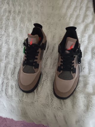 Zapatillas Jordan Air Flight 4 Marrones Naranja