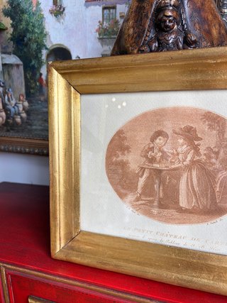 Cuadro antiguo Le Petit Château