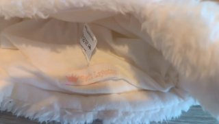 Gorro bebé invierno blanco con pompón