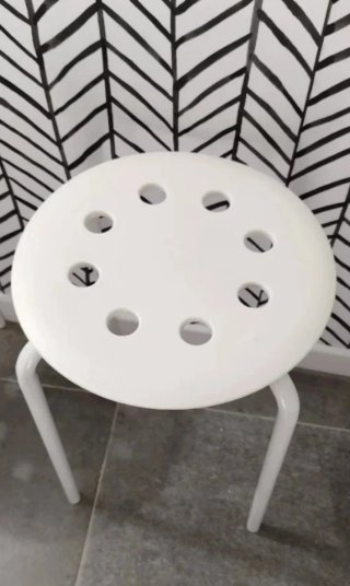 Sgabello Ikea Bianco