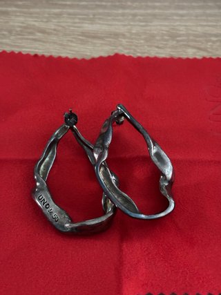 Pendientes Aro Uno de 50 Plata