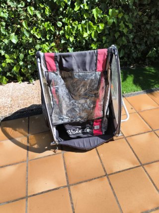 Carrito bici 2 niños