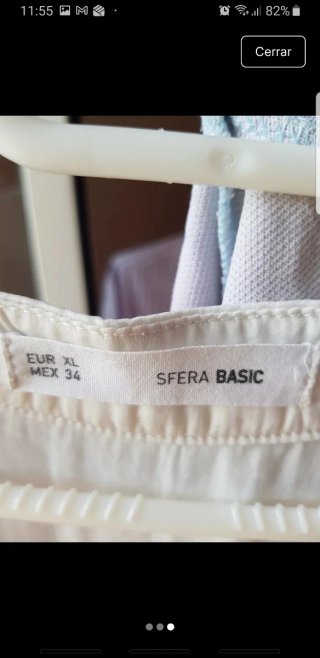 Blusa Sfera Blanca Talla 44
