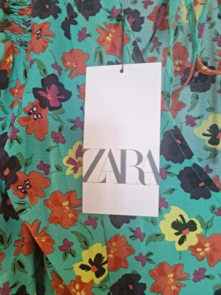 Vestido floral verde