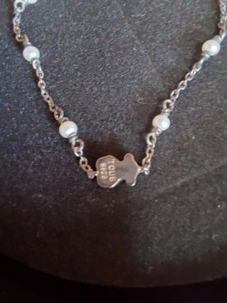 Pulsera Tous Plata y Perlas Niña
