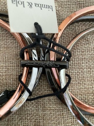 Pulseras Bimba y Lola doradas y plateadas