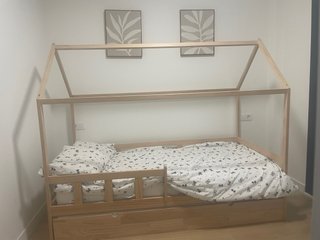 Cama nido 90x190 madera casa Kelly Kids