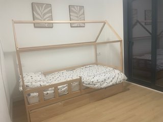 Cama nido 90x190 madera casa Kelly Kids