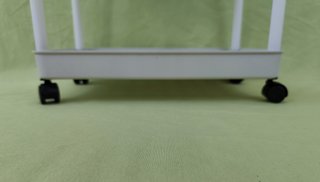 Carrito organizador con ruedas de 3 niveles Blanco