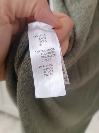 Jersey Yerse S alpaca verde oliva