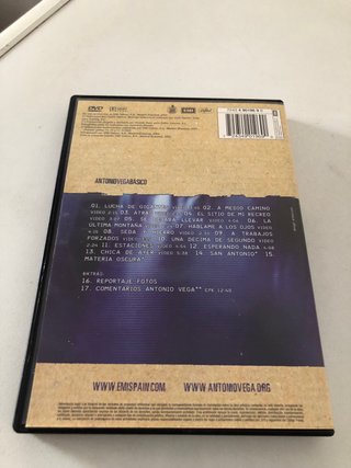 DVD Antonio Vega Básico