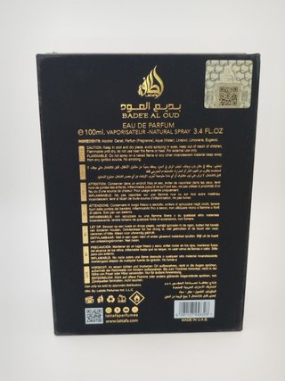 Lattafa Bade'e Al Oud For Glory 100ml