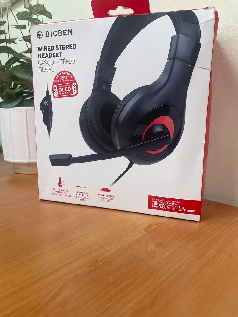 BigBen Wired Stereo Headset Nintendo Switch  (ref. 123243)