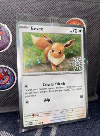 Carta Pokémon Eevee 133/165