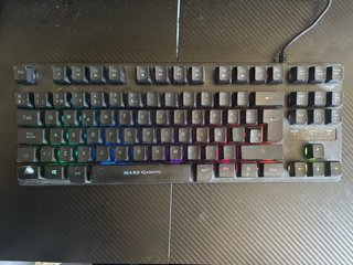 Teclado Mars Gaming RGB Nero