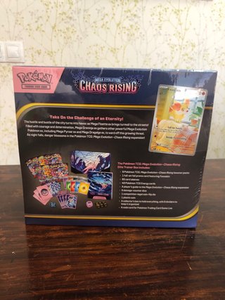 Pokémon ETB Chaos Rising Mega Evolution Ingles