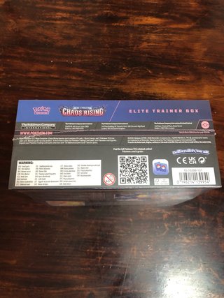 Pokémon ETB Chaos Rising Mega Evolution Ingles