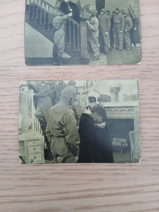 2 cromos La Máscara Roja