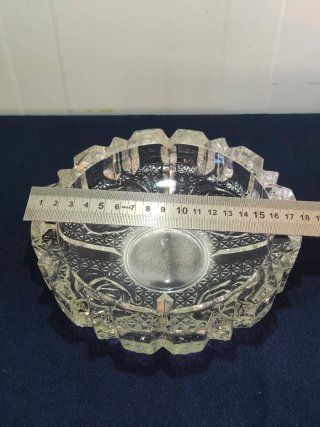 Cenicero Cristal Tallado Vintage