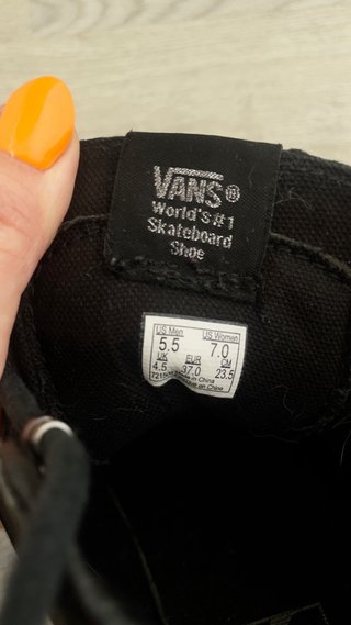 Botín Vans Negro