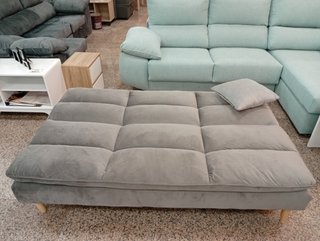 Sofá Cama Confort, "Gris Oscuro". Cómodo. ¡Oferta!
