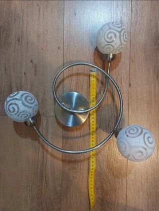 Plafón moderno espiral 3 luces