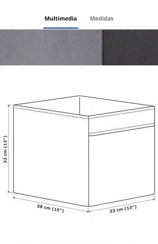 Estantería Ikea 8 cubos negra